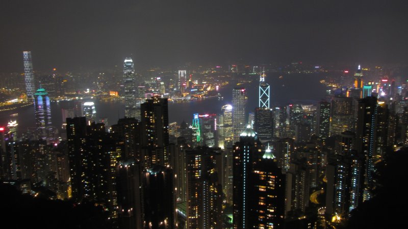 Hongkong nocą