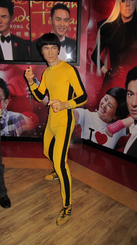 Woskowy Bruce Lee